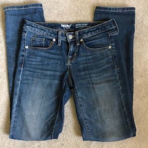 Mossimo mid rise straight leg jeans